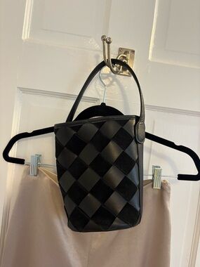 Jcrew Woven Leather and Suede Bucket Bag - Berkeley Bag